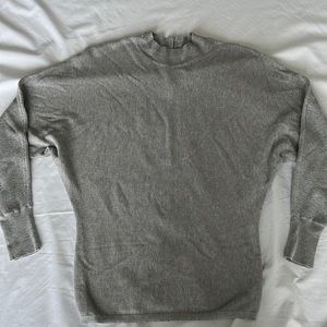 Light grey batwing sweater
